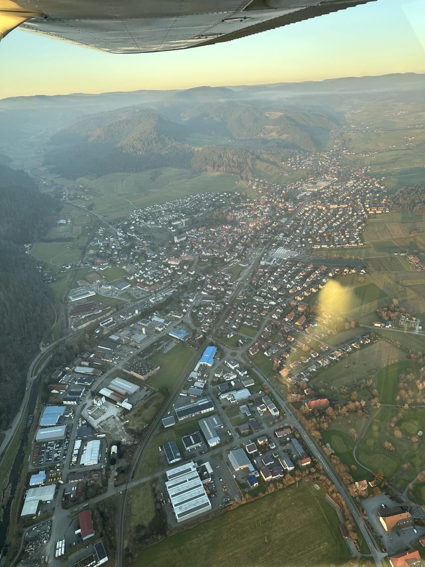 Rundflug um Offenburg