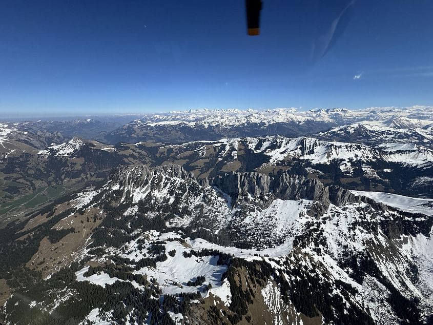 Panoramaflug Berner Oberland & Freiburger Voralpen