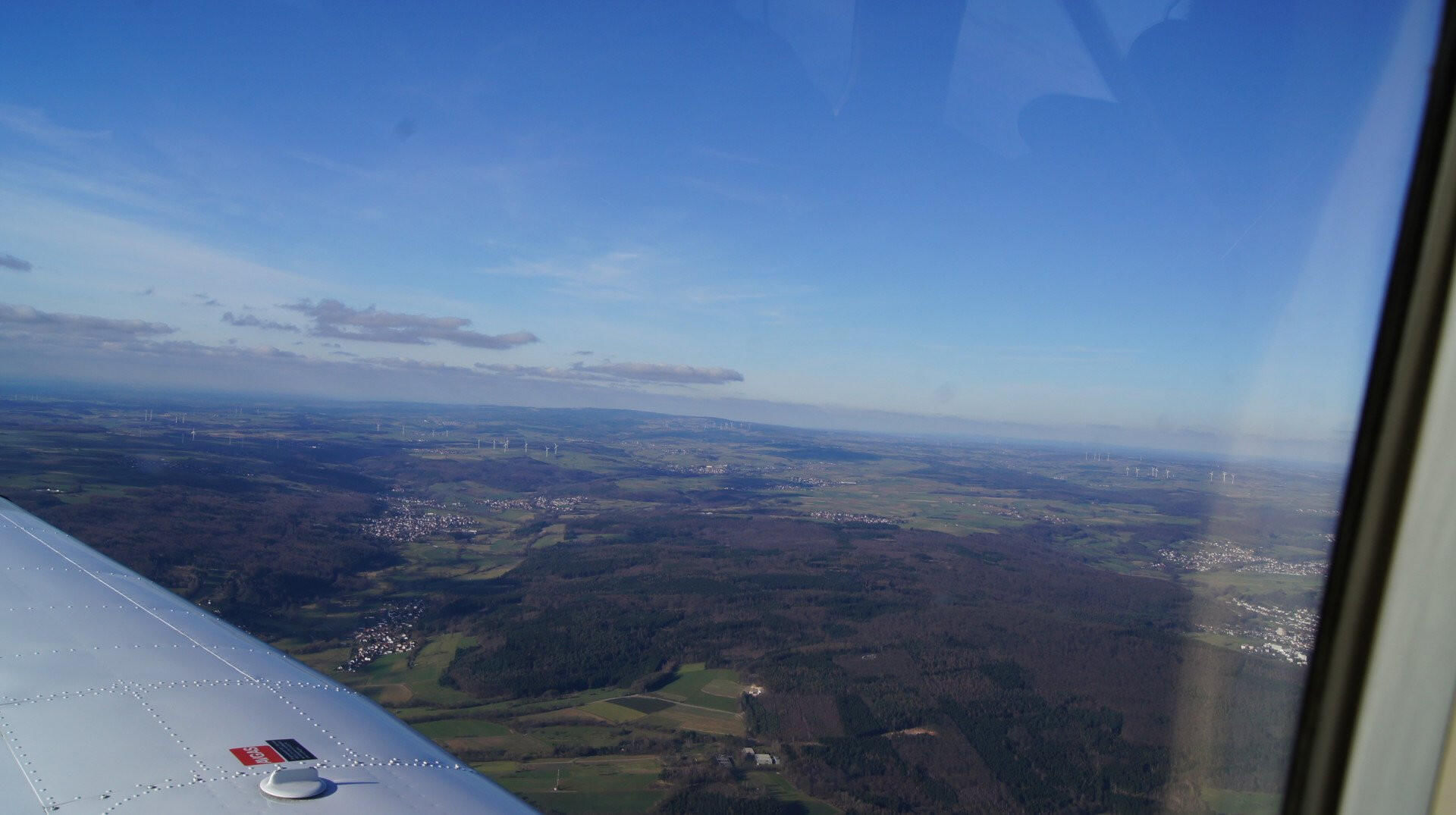 Erlebnisflug Monte-Kali bei Neuhof/Fulda