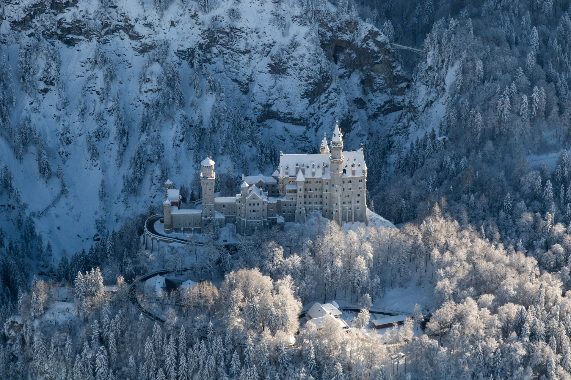 Rundflug über Schloss Neuschwanstein