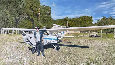 STR nach DRS Cessna150