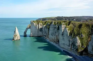 Etretat et la côte d’Albâtre depuis Les Mureaux