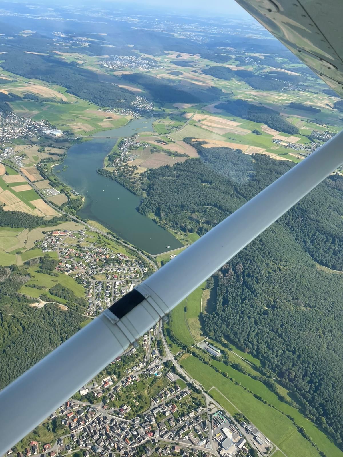 Rundflug über Hessen