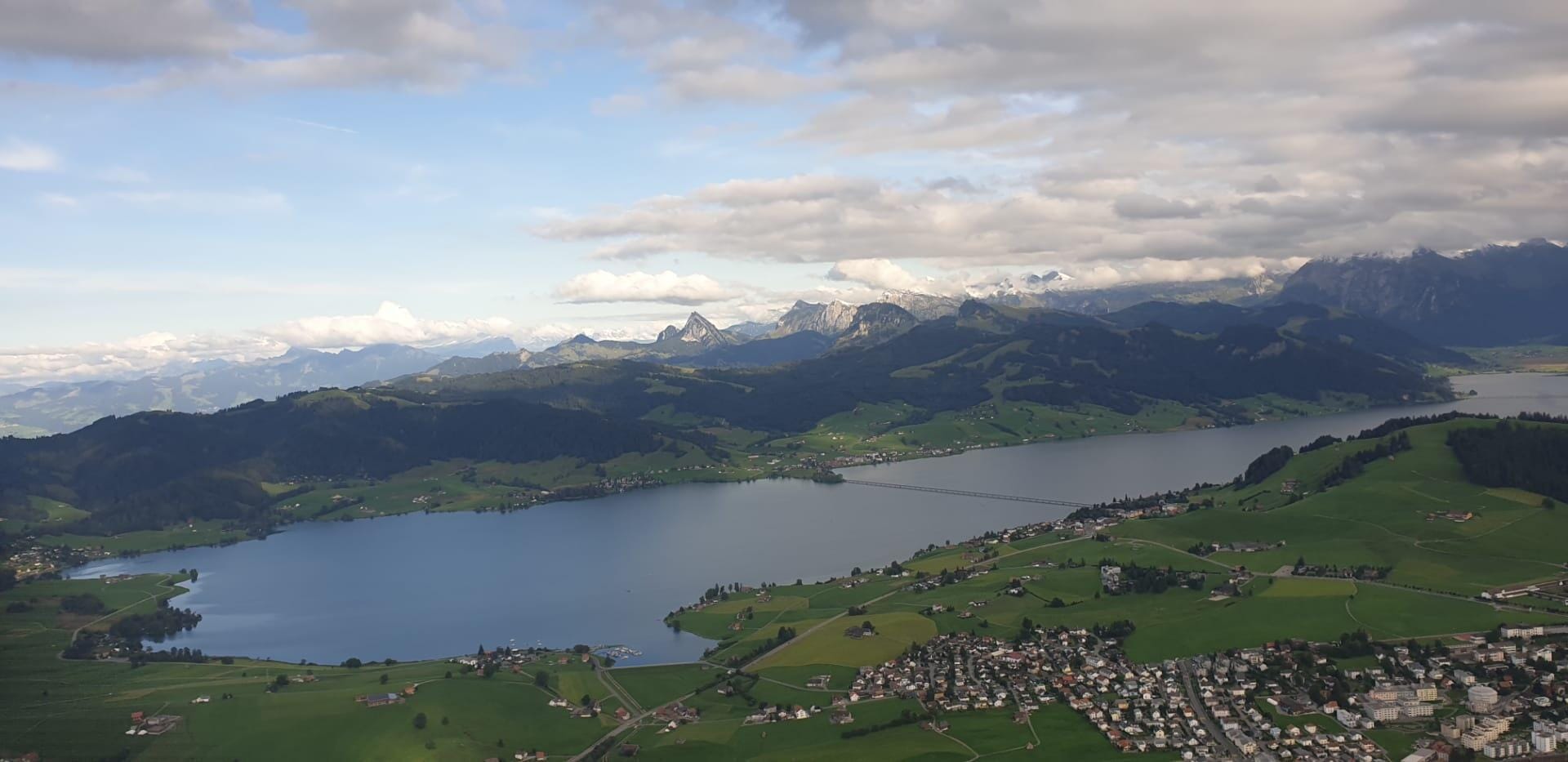 Sechs-Seen-Rundflug für zwei Passagiere