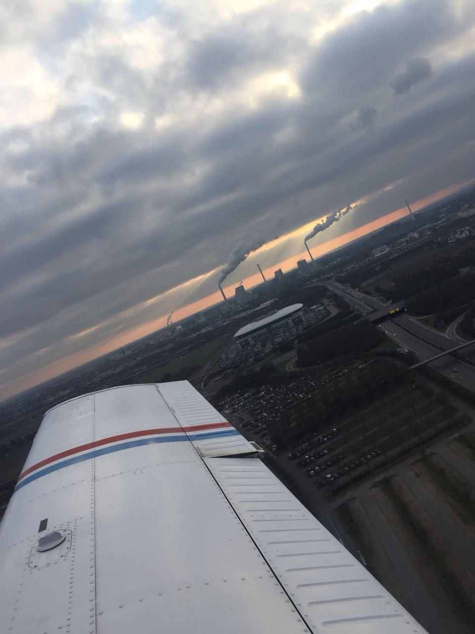 Frühstück in Mannheim, Rundflug