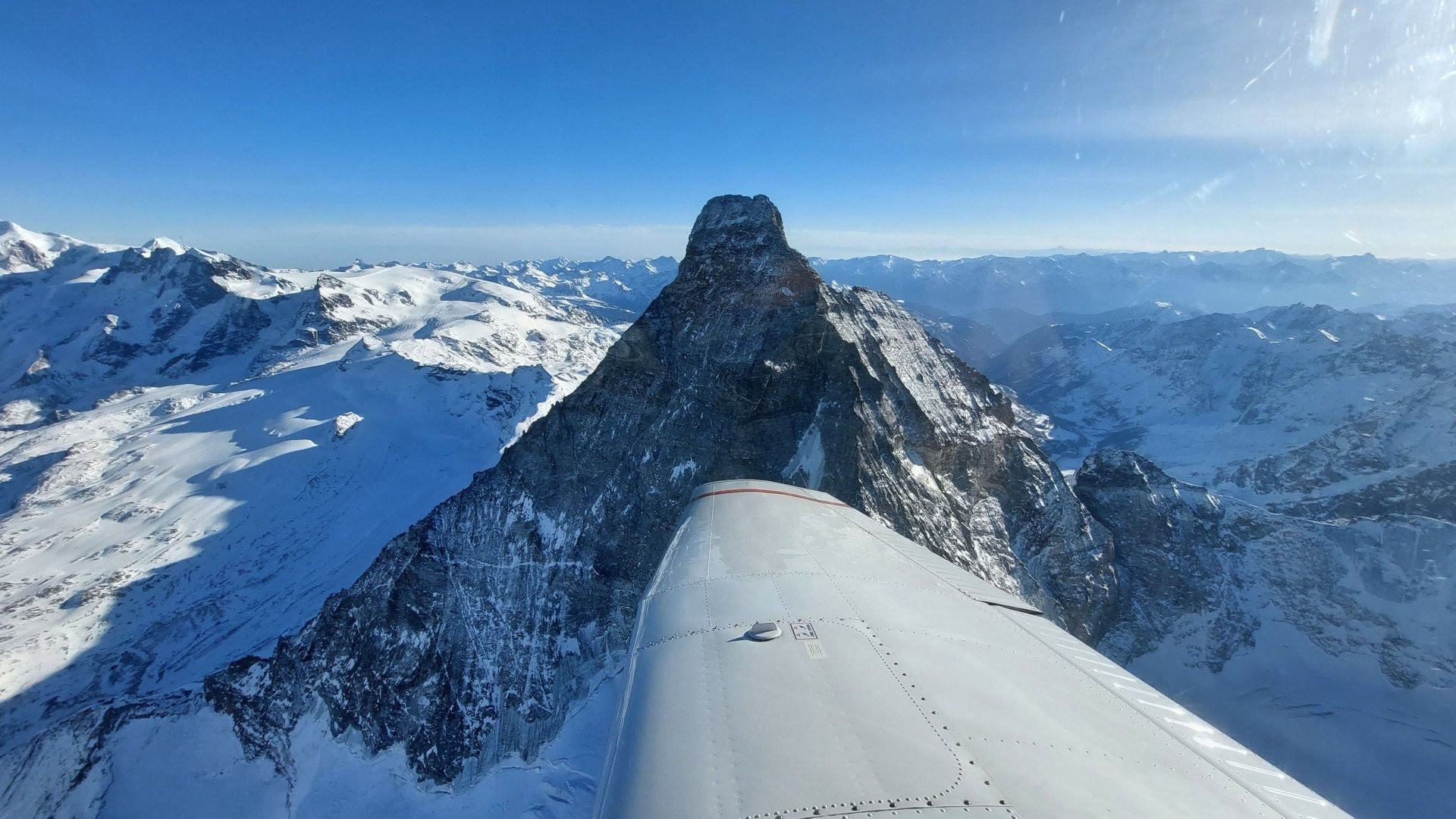 Matterhorn und Eiger, Mönch und Jungfrau