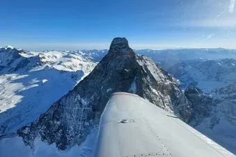Matterhorn und Eiger, Mönch und Jungfrau