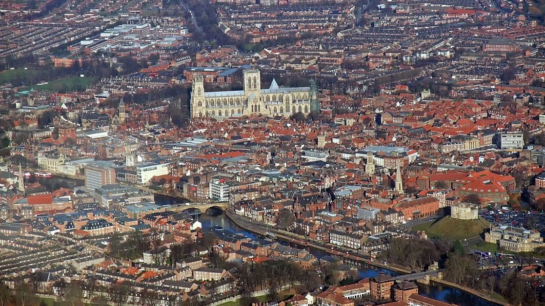 Orbital tour of historic York from 2000ft by helicopter!