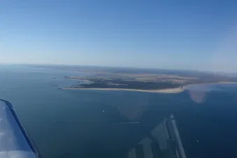 Le phare de Cordouan en remontant Le Médoc