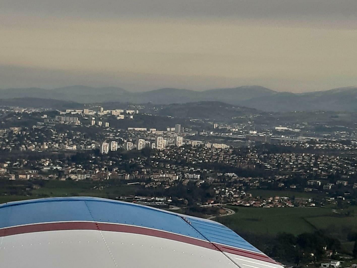 vue aerienne St Etienne