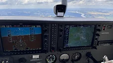 Der Blick aus dem Cockpit
