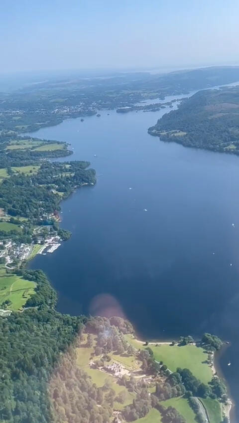 Blackpool coast-Lake Coniston-Lake Windermere ✈️