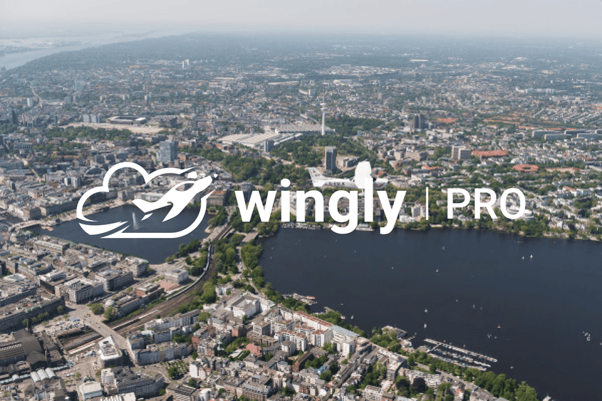 Panoramaflug über Hamburg