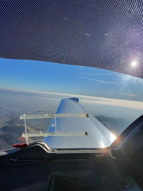 Flughöhe 360m über Grund