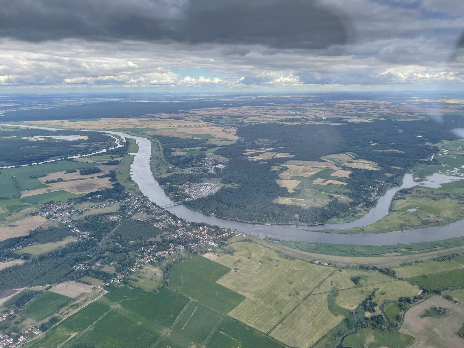 Barnim und die Uckermark an der Oder entlang