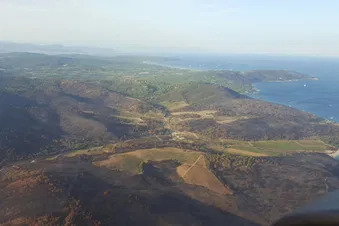 Vol vers Porquerolles et les iles du Soleil