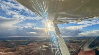 Rundflug 60 M. Dein Heimatort (Flugziele frei wählbar)
