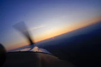 Lever de soleil dans les Vosges
