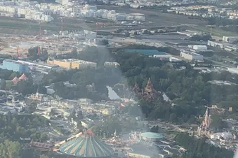 Disneyland Paris vu du ciel