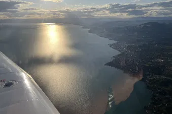 Vol au dessus du Lac Léman