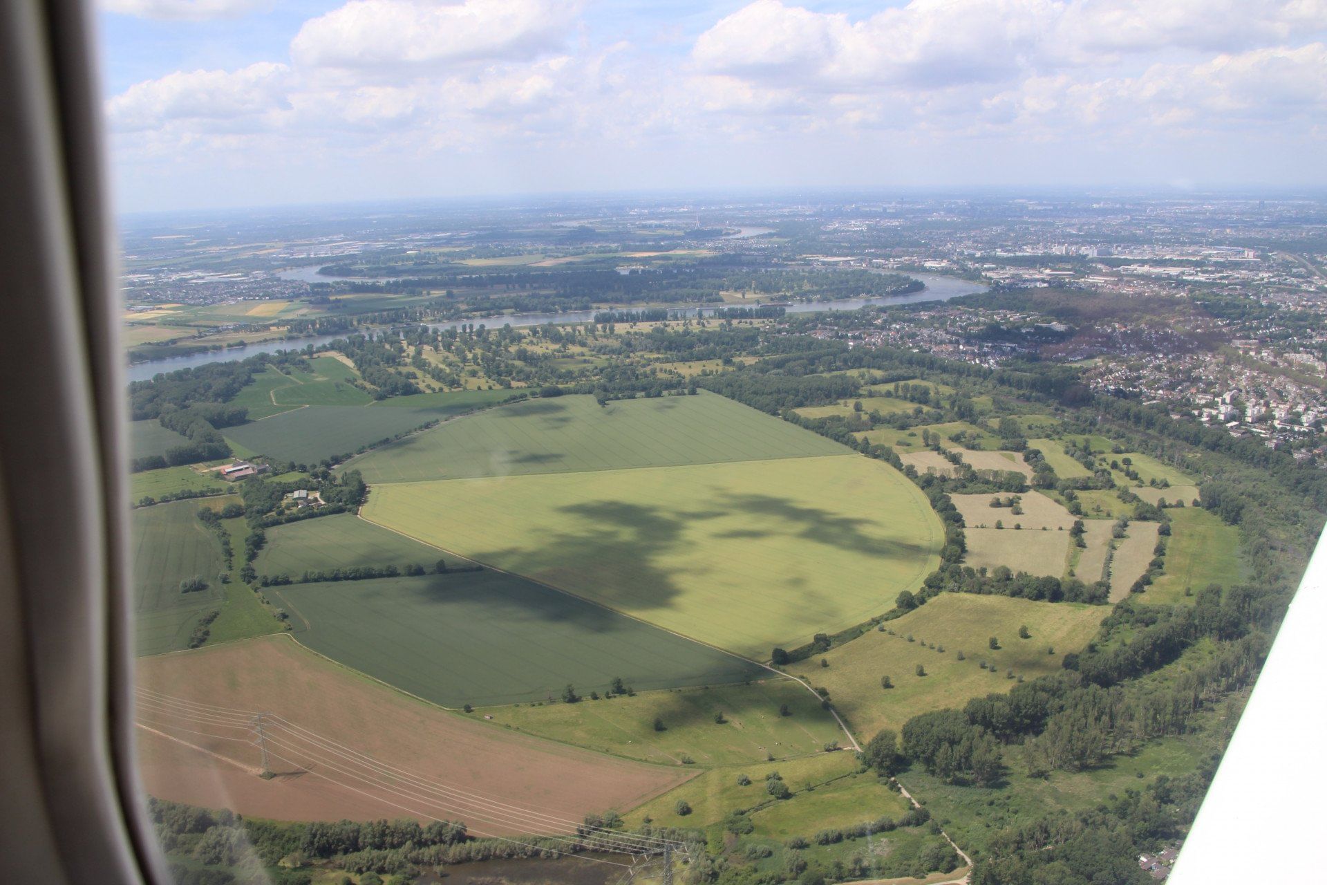 Rundflug am Niederrhein 1h in einer PA-28
