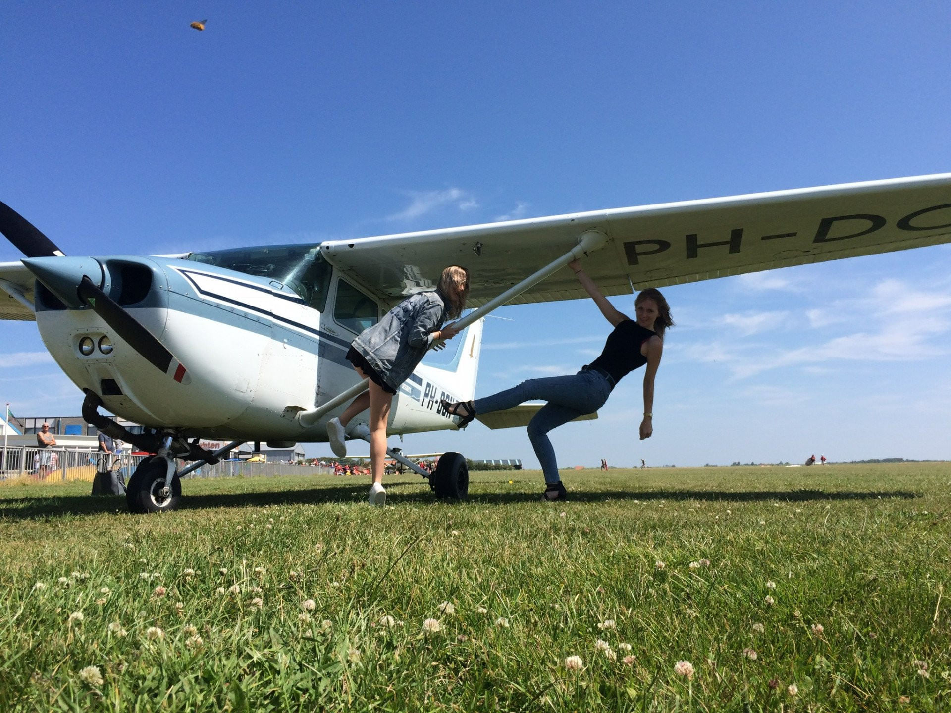 Sight seeing flight over Amsterdam and Texel