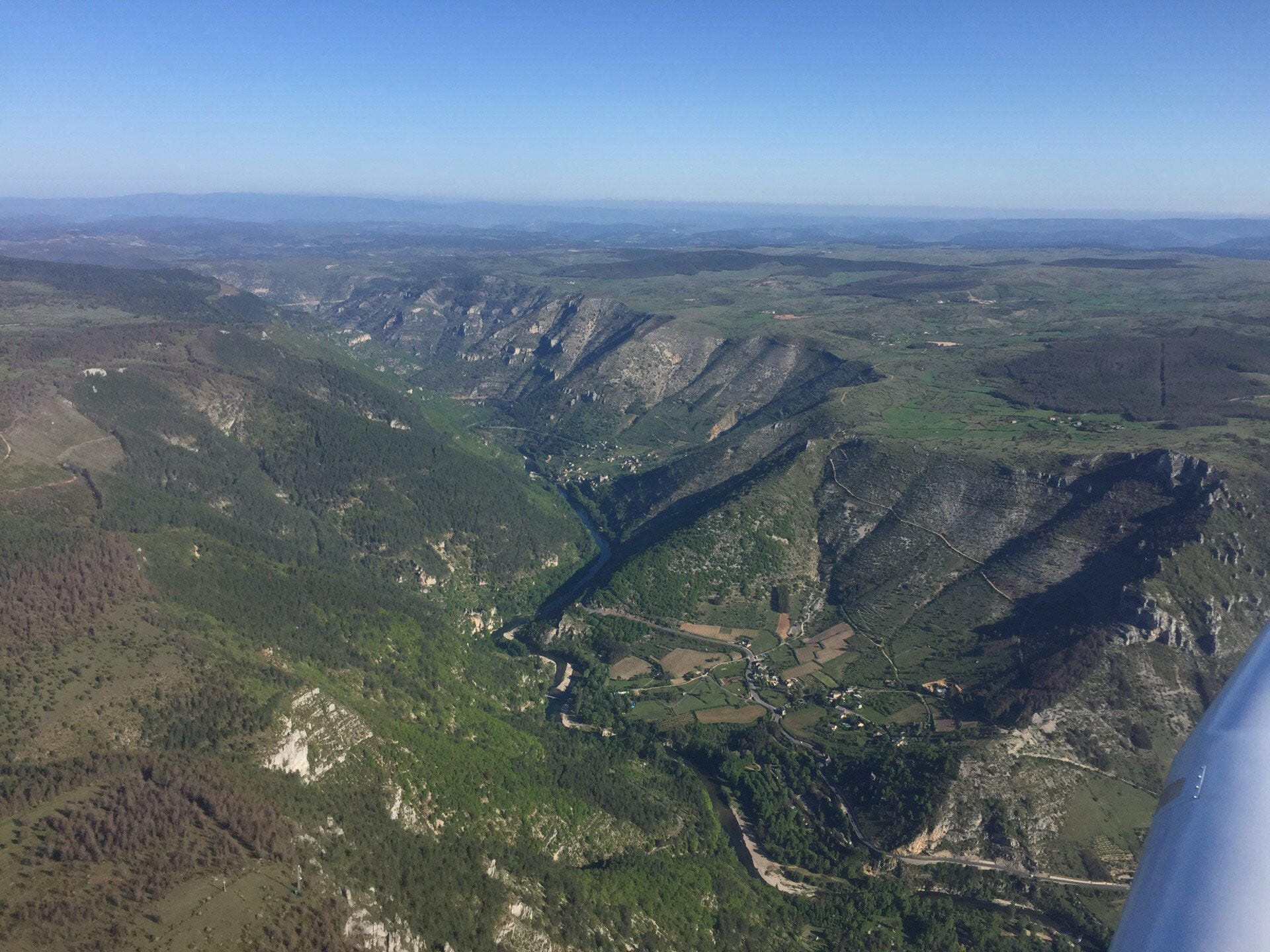 Balade aérienne en Lozère