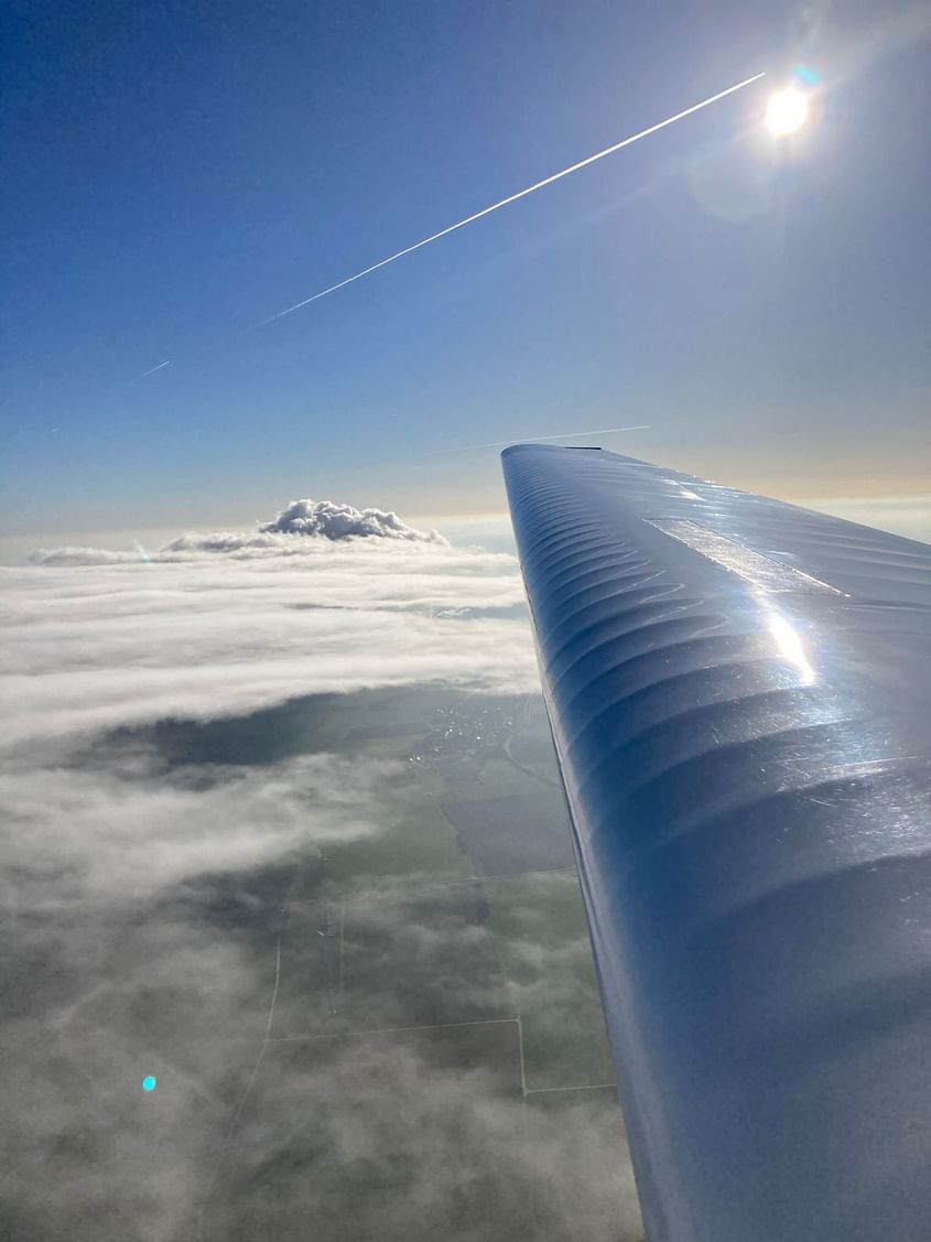 Rundflug über Aachen -> Wehebachtalsperre -> Tagebau Inden