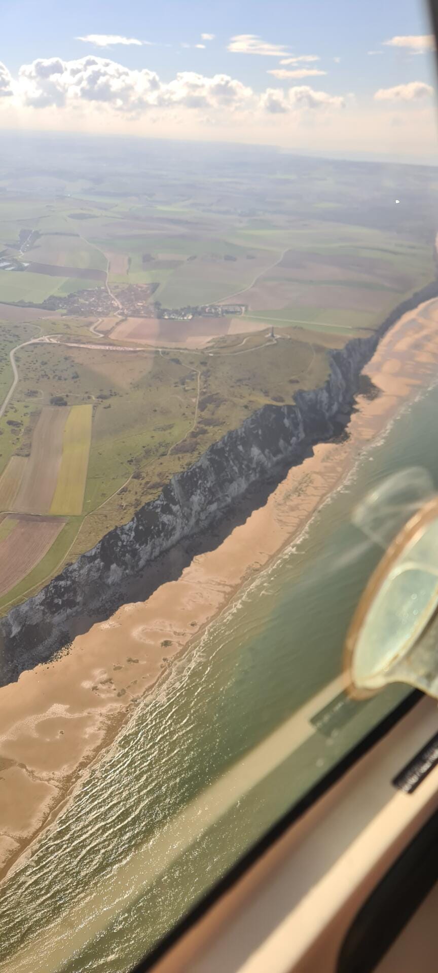 Opal coast from above