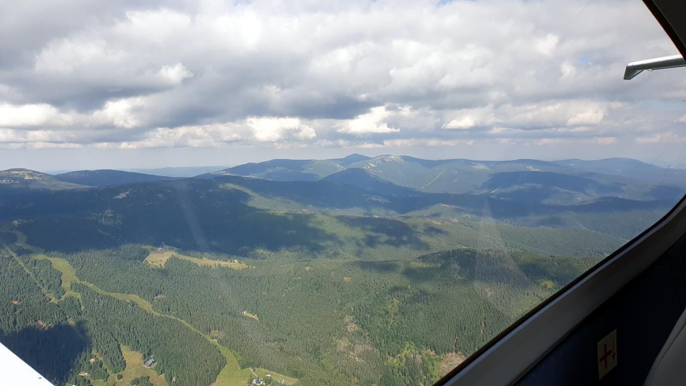 Drei-Länder-Flug zur Schneekoppe