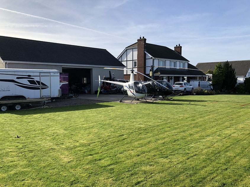 Local Tour, flying around Dromore area in helicopter
