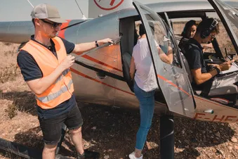 Bâpteme hélico Fleury saint Pierre