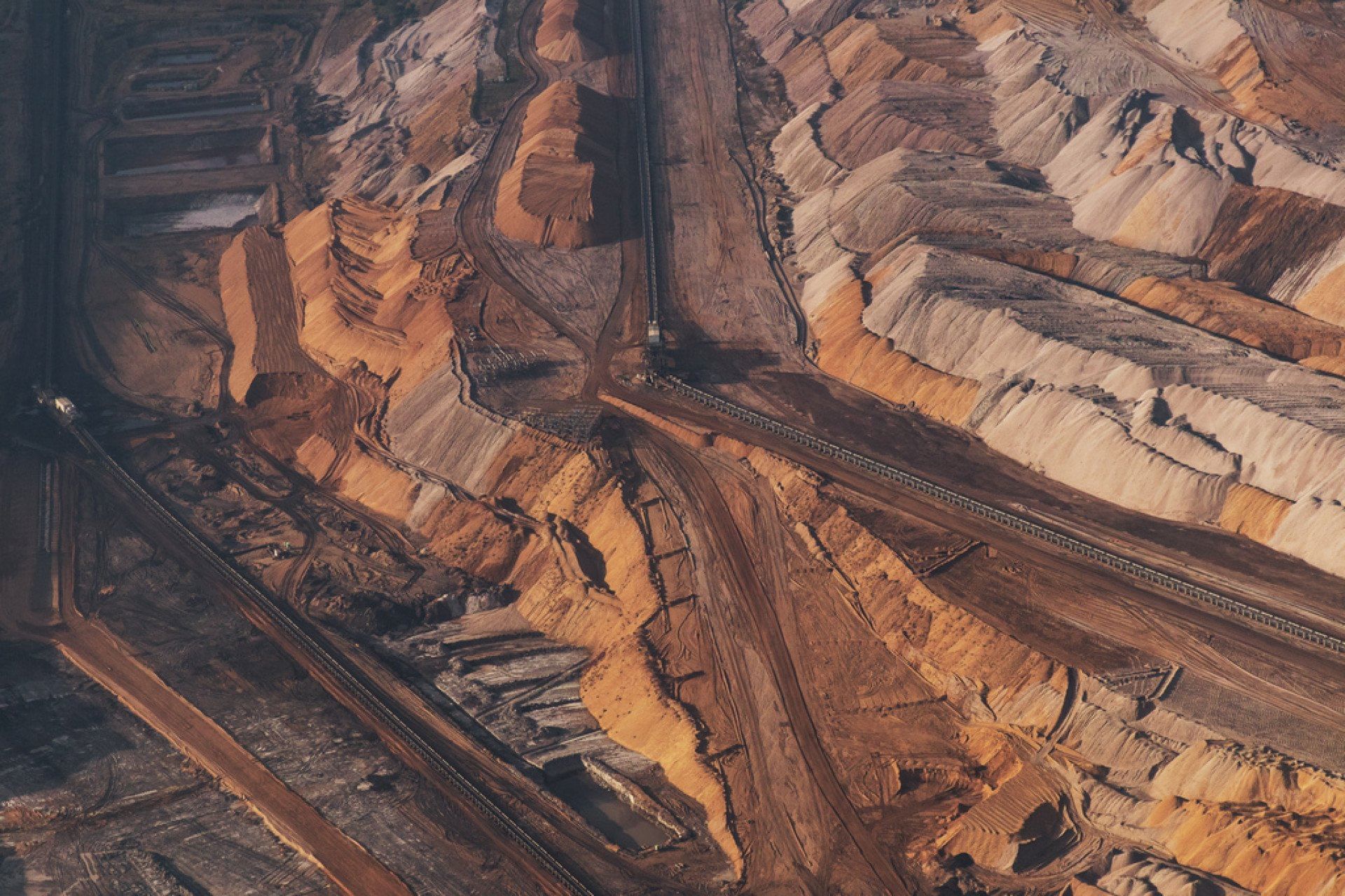 Tagebau Hambach und Kölner Dom