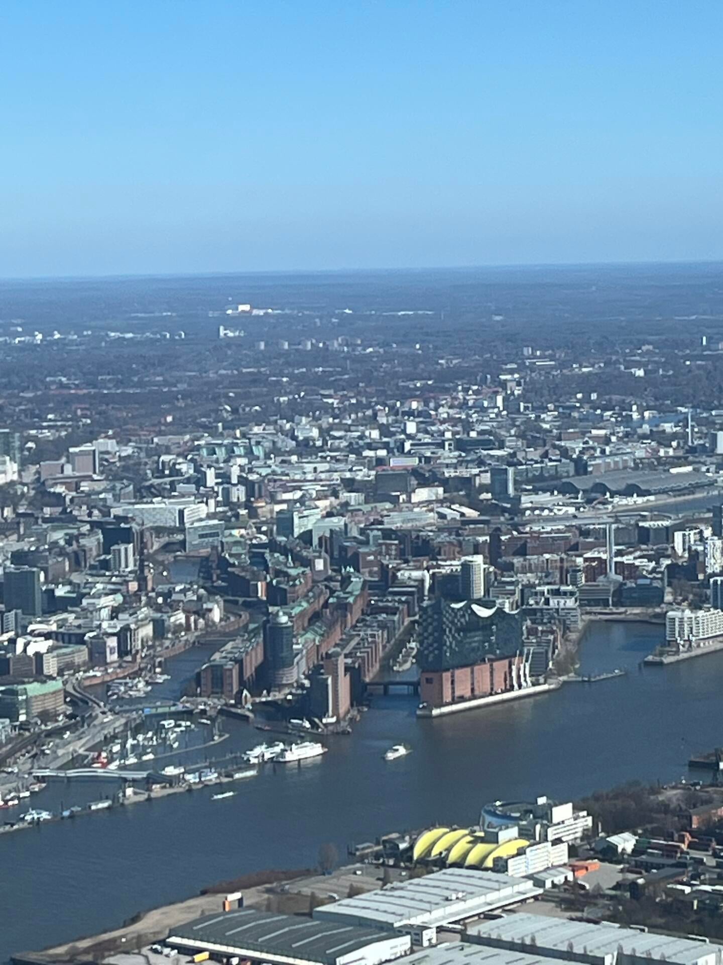 Entdecke Hamburg aus der Luft