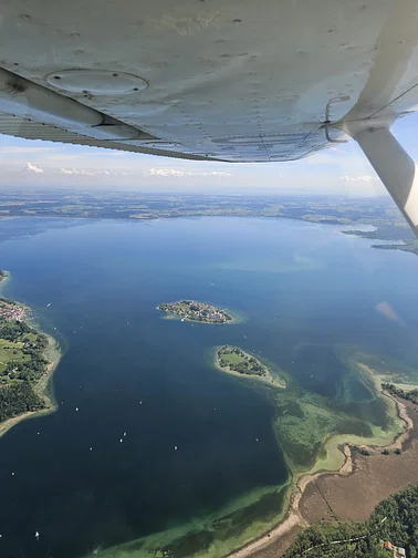 Rundflug Chiemsee und Alpen