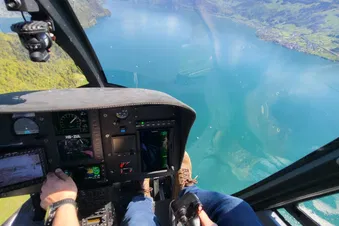 Restaurant-Flug - Mit dem Heli zum zMittag