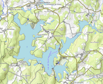 Balade aérienne à la découverte du lac de Saint-Pardoux
