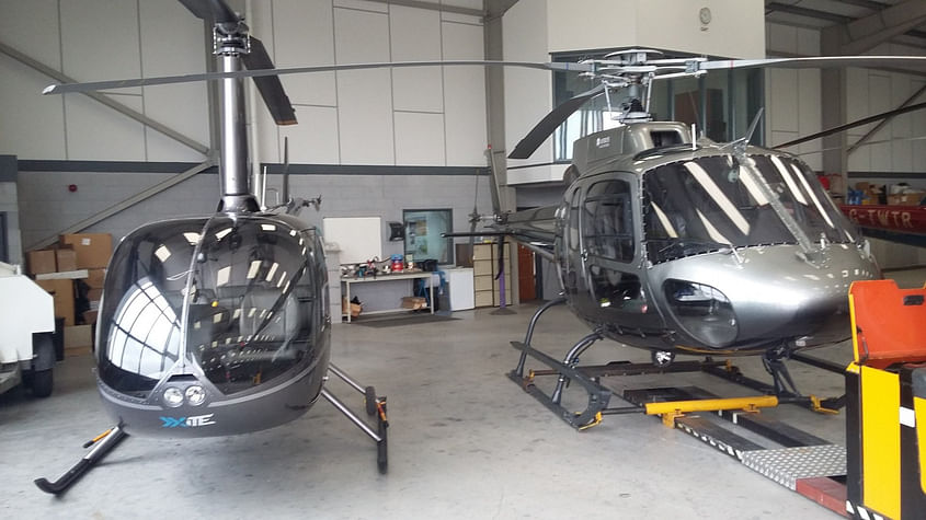 Channel 5 helicopter experience