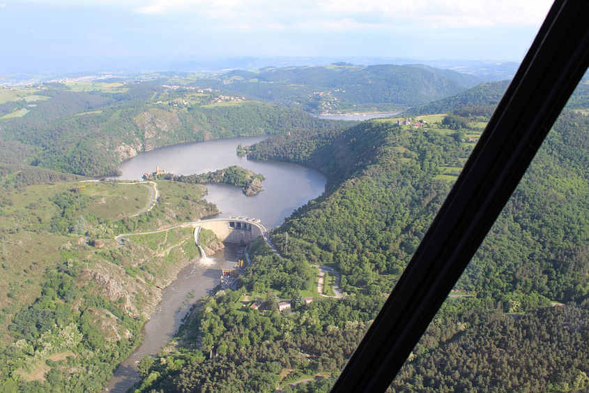 St-Etienne et ses alentours en Hélicoptère - 40m