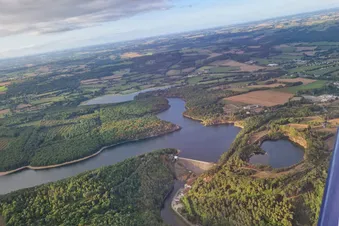 Survol de la baie de St Brieuc et du Cap Fréhel