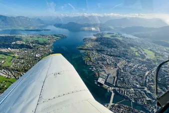 Hoch über der Stadt Luzern