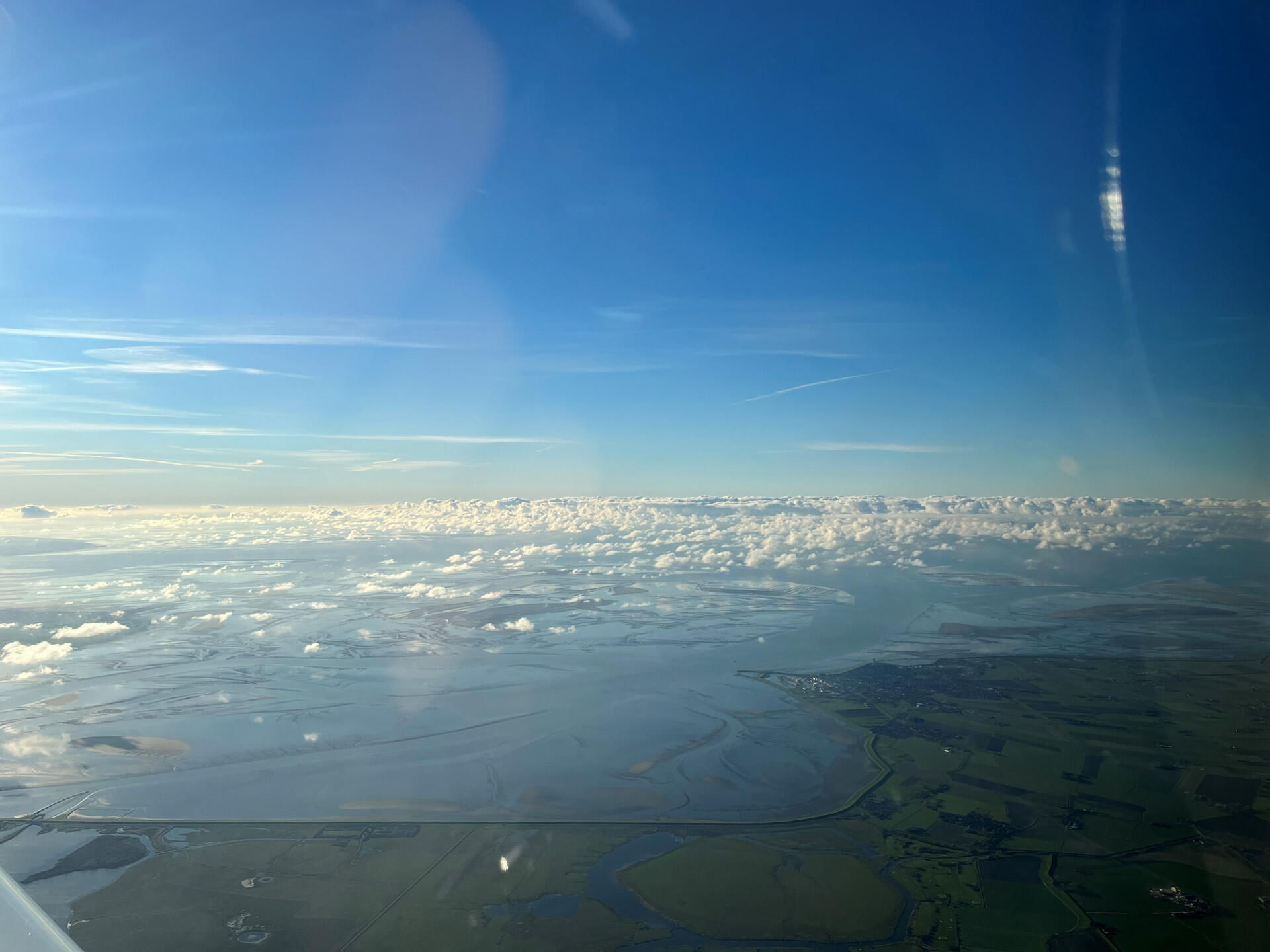Rundflug / Schnupperflug über der Nordsee (60 min. Flugzeit)