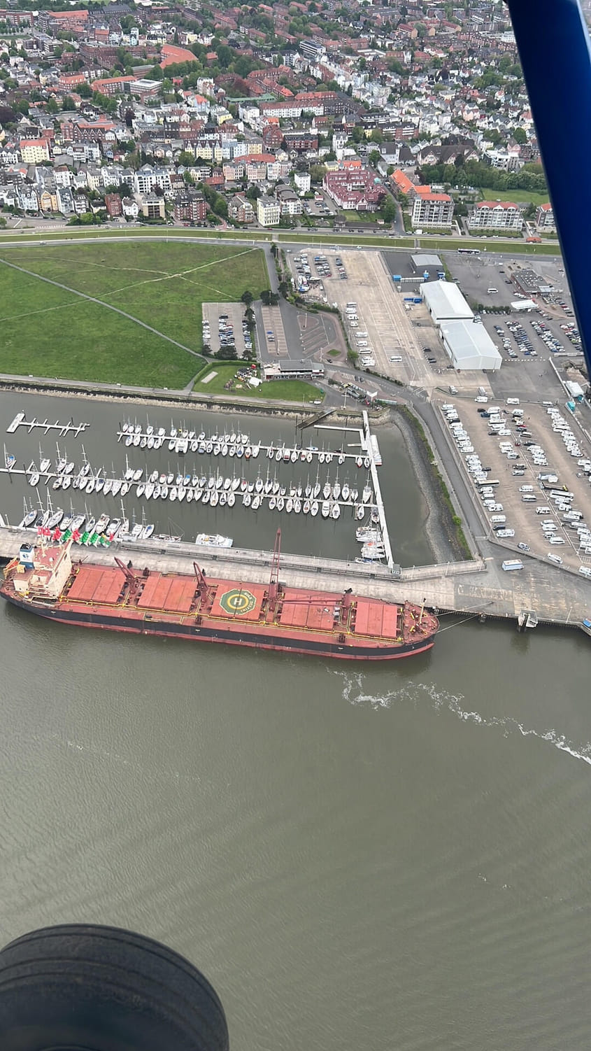 Rundflug Uetersen nach Sylt über Cuxhaven und Helgoland