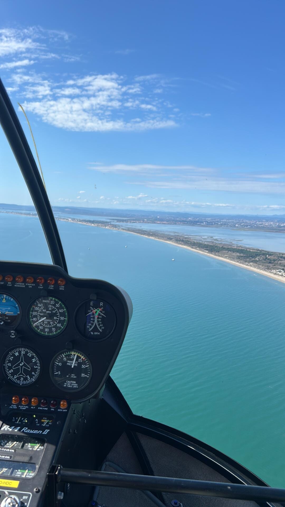 Tour de Sète en hélicoptère