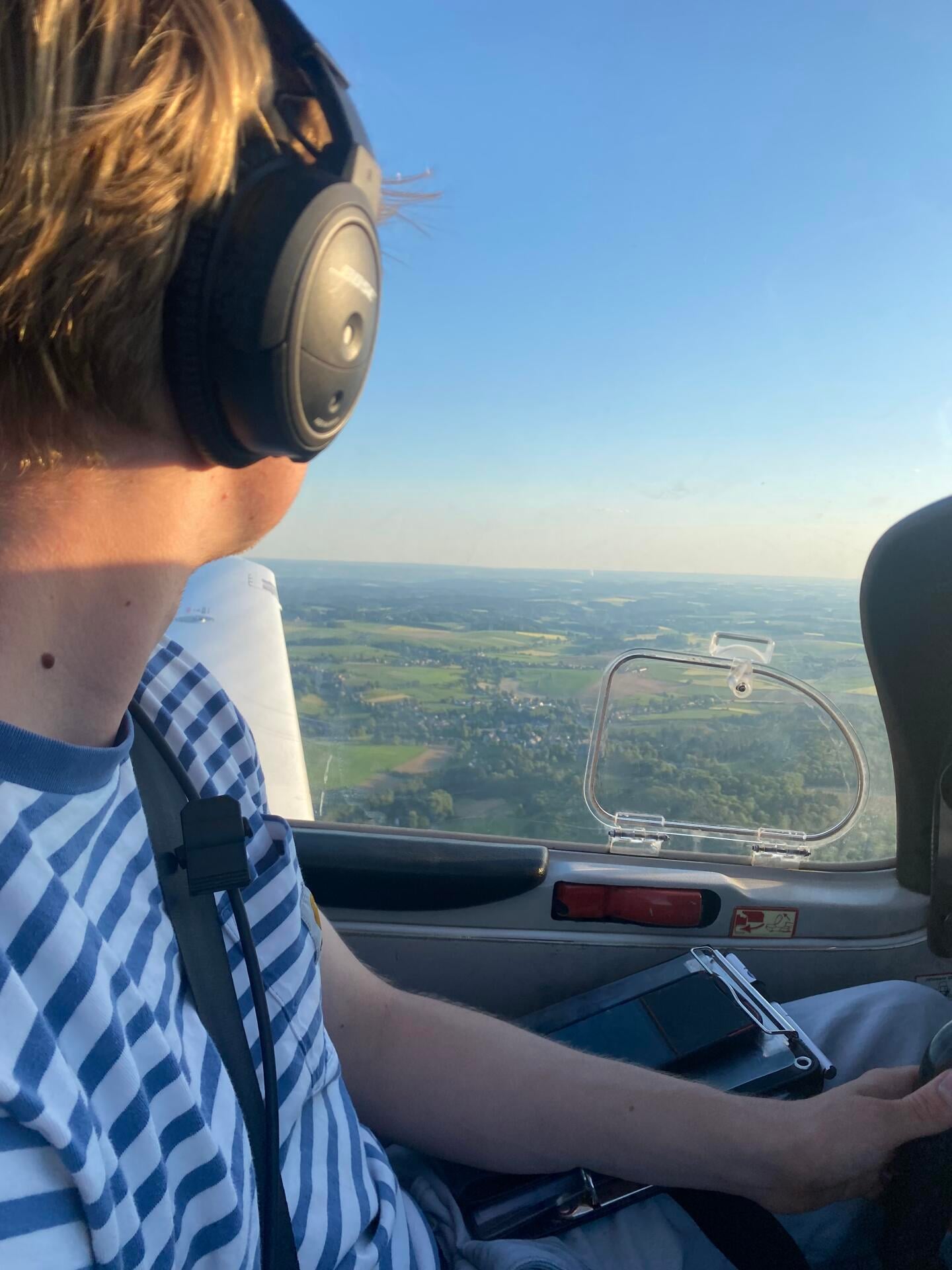 petit vol d'initiation au sud ouest de la Belgique ;)