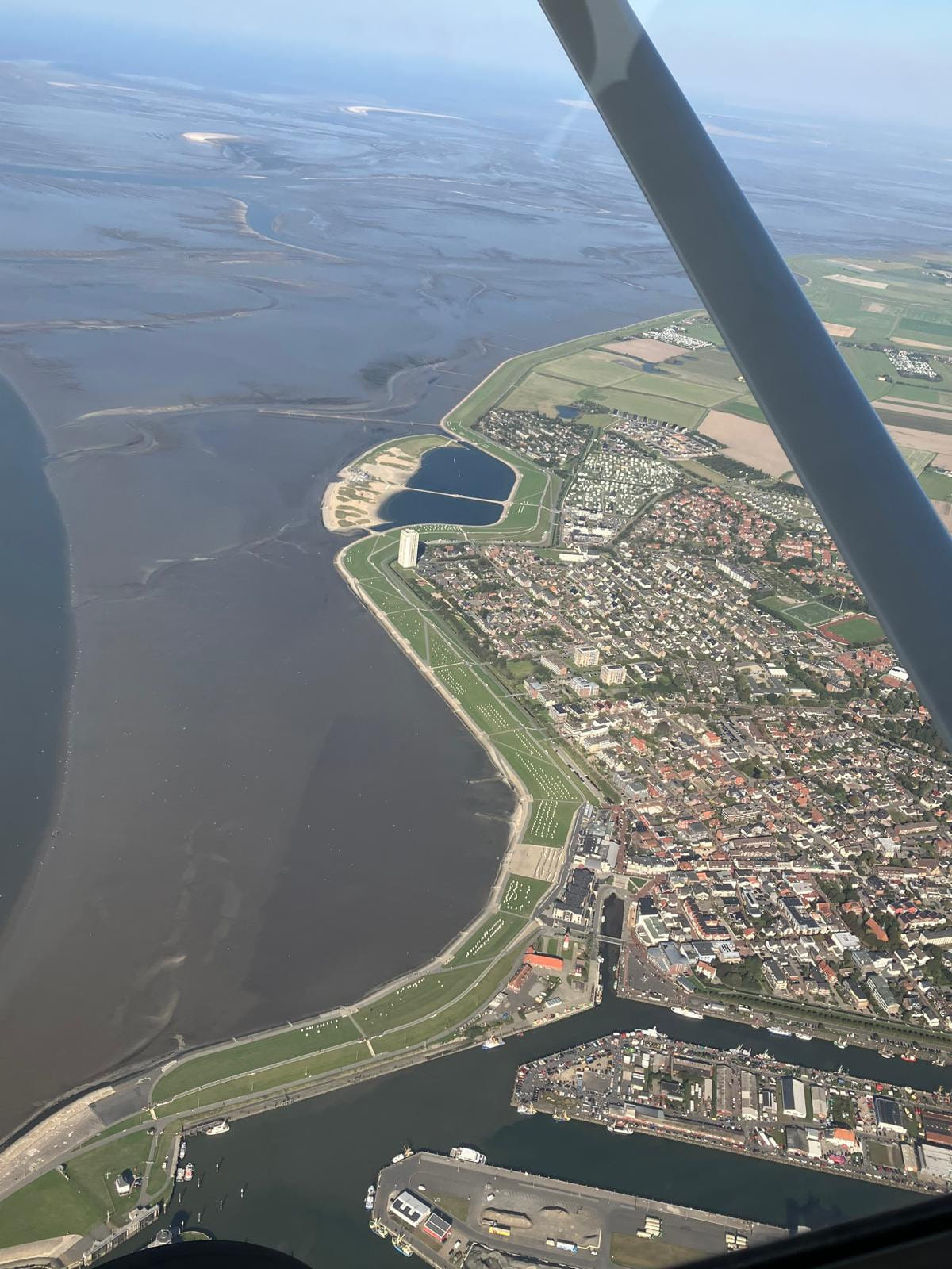 Die Nordseeküste von oben