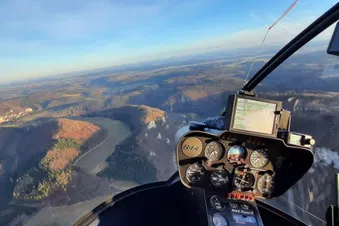 Heli Rundflug Sigmaringen zum kennenlernen.