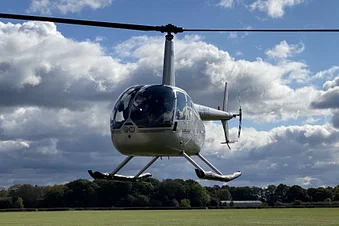 Helicopter flight: London to Goodwood
