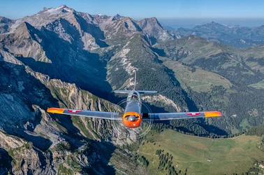 Pilatus P3 - Rundflug Berner Oberland