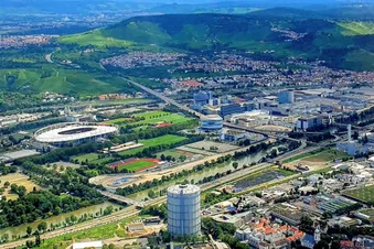 Gaskessel, Cannstatter Wasen, Mercedes-Benz, MHP Arena